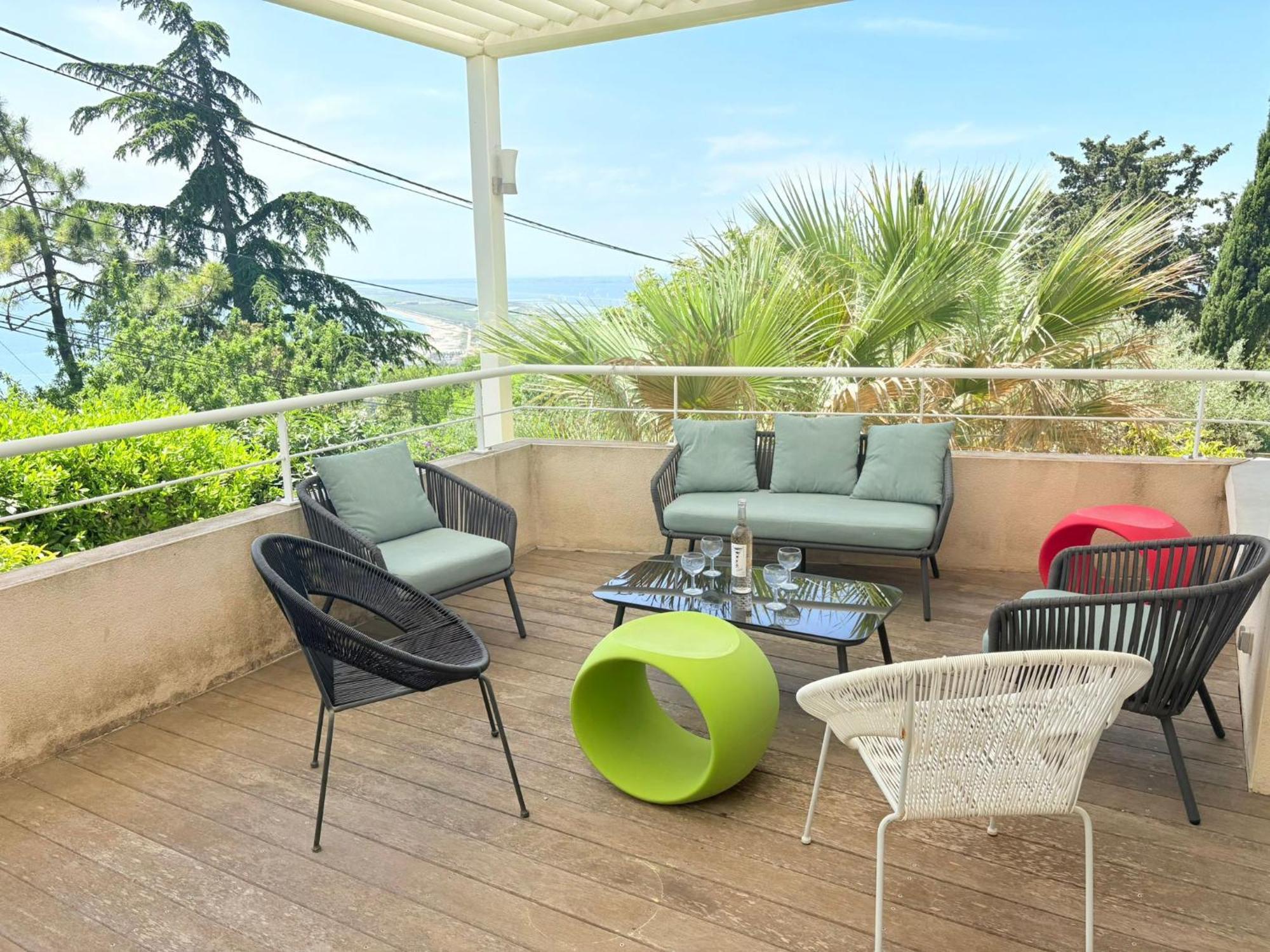 Atlantide - Somptueuse Villa Classee 4 Etoiles - Saint-Clair - Vue Exceptionnelle - Piscine Sète Exterior foto